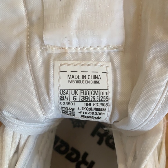 Reebok Classic Aztec Garment White 8.5 - Picture 6 of 8